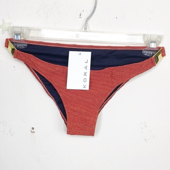 KORAL by LLana Kugel Orange bikini bottom - Picture 1 of 7